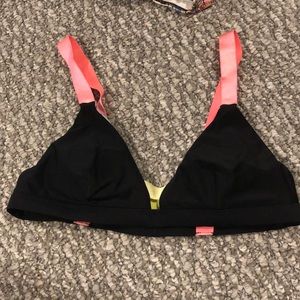 Target black neon bikini top